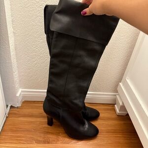 Black Knee-High Women's Boots
